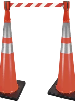 Pioneer Cone Topper With Barricade Tape Safety Supplies