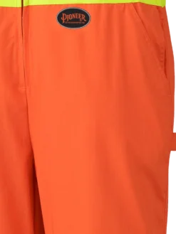 Pioneer Hi Vis Poly/Cotton Safety Overalls W/ Leg Zipper | Sizes 36 - 60 Hi-Vis Work Wear