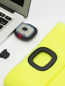 Work Hats Pioneer Knit Toque With LED Headlight