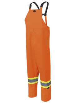 Hi-Vis Work Wear Pioneer 150D Oxford Poly/PVC Hi Vis Rain Suit | S-4XL