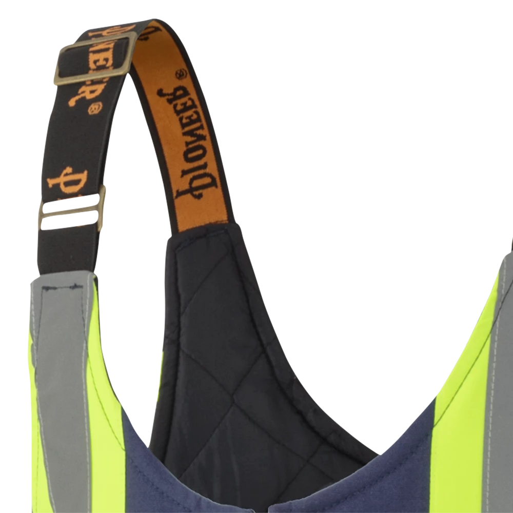 Pioneer Insulated Hi Vis Quilted Cotton Duck Bib Overall | S-4XL Hi-Vis Work Wear 5 Pioneer Insulated Hi Vis Quilted Cotton Duck Bib Overall | S-4XL Hi-Vis Work Wear