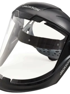 Jackson Safety Personal Protective Equipment Jackson Maxview⢠Series 370 Speed Dial⢠Premium Ratcheting Adjustment Faceshield Kit - Clear Visor