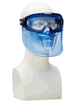 Jackson Safety Jackson GPL550 Prem Safety Glasses W/ Blue Flip Up Chin Guard 11 Jackson Safety Jackson GPL550 Prem Safety Glasses W/ Blue Flip Up Chin Guard