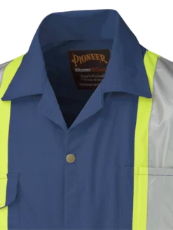 Pioneer Hi Vis Safety Coveralls - Poly/Cotton | Sizes 36 - 66