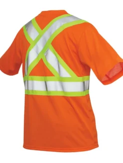 Tough Duck S392 Premium Polyester Micro Mesh Safety T-Shirt With Pocket | XS-7XL Hi-Vis Work Wear