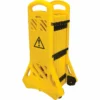 Zenith Safety Yellow Portable Mobile Barriers - 40" Tall X 13-Ft Length Safety Supplies