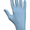 Showa 3005PF Nitri-Care Medical Grade Blue Nitrile 4-Mil Powder-Free Examination Gloves - Box Of 100 Work Gloves