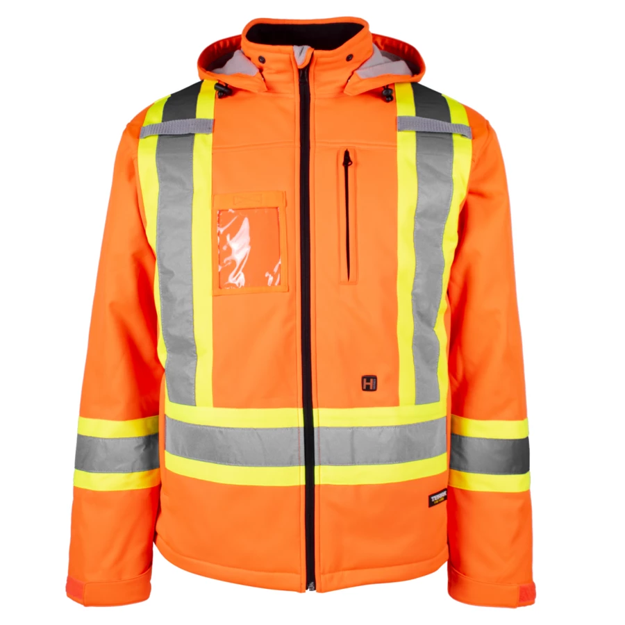 Terra Heated Hi-Vis Softshell Jacket | S-3XL 6 Terra Heated Hi-Vis Softshell Jacket | S-3XL
