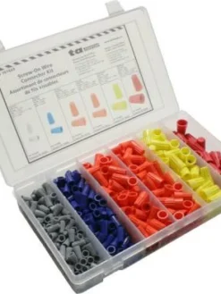 Techspan Screw-On Wire Connectors' Assortment Kit - 475 Pcs Automotive Supplies