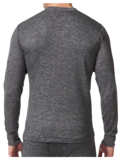 Stanfields Stanfield's 8813 Two-Layer Wool Blend Long Sleeve Shirt | Charcoal | Sizes S - 3XL | Pack Of 2 Pairs Work Wear