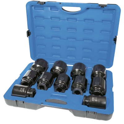Power Tool Accessories Jet 1" Dr. Jumbo Deep Impact Socket Set - SAE Jumbo Deep - 6 Point - 12 Piece 3 Power Tool Accessories Jet 1" Dr. Jumbo Deep Impact Socket Set - SAE Jumbo Deep - 6 Point - 12 Piece