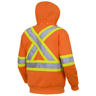 Pioneer Heavyweight Polyester Fleece Safety Hoodie | S-4XL Hi-Vis Work Wear 10 Pioneer Heavyweight Polyester Fleece Safety Hoodie | S-4XL Hi-Vis Work Wear