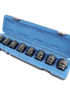 Jet 3/4" Dr. Impact Socket Set - SAE - 6 Point - 8 Piece